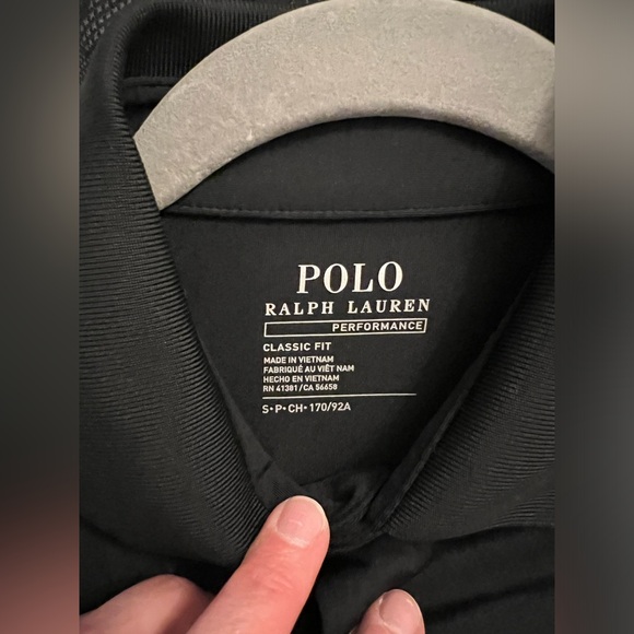 Men’s black Ralph Lauren polo black small stretchy and soft - Picture 6 of 7